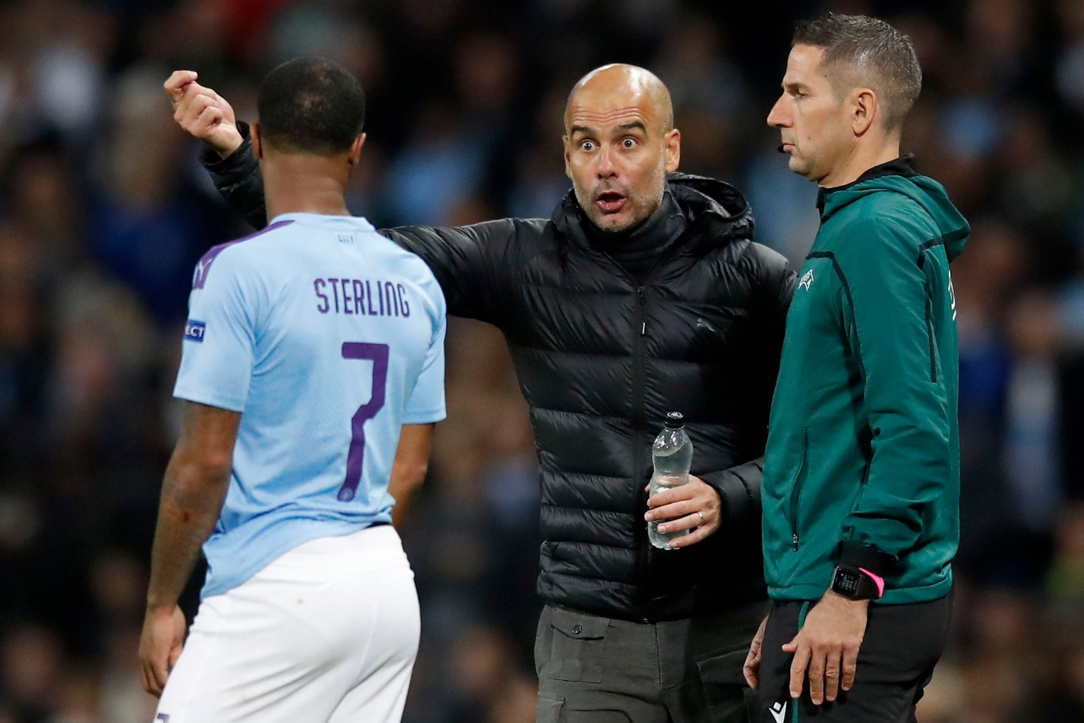MANCHESTER CITY BOSS HAILS \'EXTRAORDINARY\' STERLING AFTER EMPHATIC ATALANTA WIN 